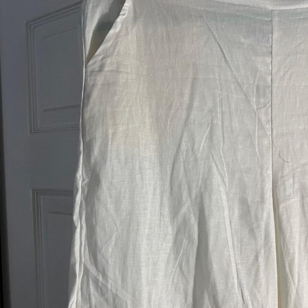 Calypso St. Barth White Cropped Pants - Picture 4 of 12